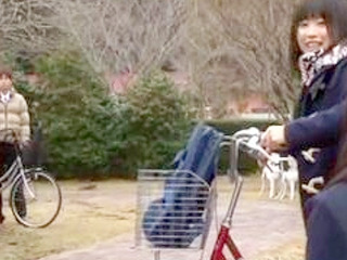 Wet and Wild Threesome with Cunning Lover in Public